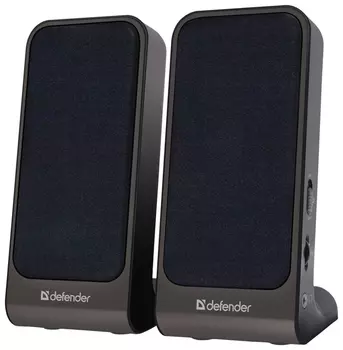 Колонки компьютерные Defender Spk-225, 2.0, 4 Вт, пластик, черные, 65220