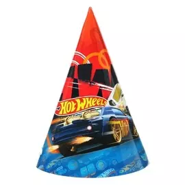 Колпак бумажный Hot Wheels, набор 6 шт.