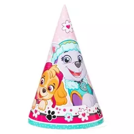 Колпак бумажный «Щенячий патруль», для девочек, набор 6 шт.