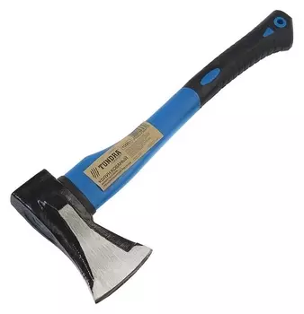 Колун кованый Tundra, клиновидная форма, фиберглассовое 3К топорище 43 см, 1 кг