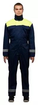 Комбинезон муж. л30-кбз синий/лимонный (Р.56-58) 170-176