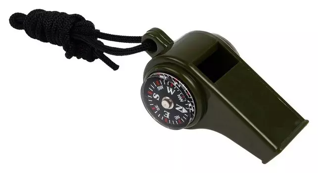 Компас-свисток, 6,5 х 3 см
