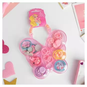 Комплект детский для создания колец + 2 резинки Коробка бабочка