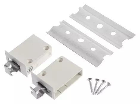 Комплект для навески шкафов 125 кг, белый