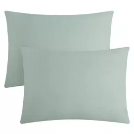Комплект наволочек этель, 50х70 см - 2 шт, цв. зеленый, 100% хлопок