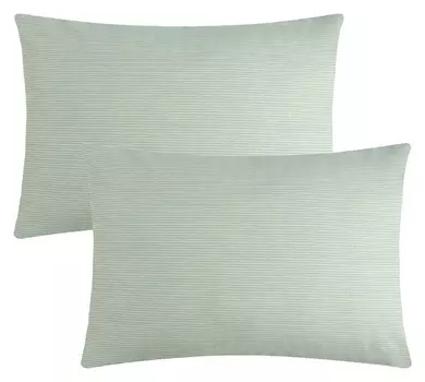 Комплект наволочек этель, 50х70см - 2шт, цв.мятный, поплин