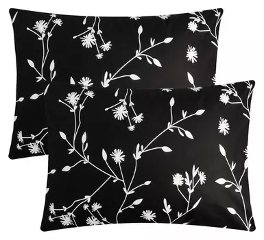 Комплект наволочек этель Flowers 50х70 см - 2 шт, 100% хлопок, поплин