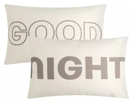 Комплект наволочек этель Good Night, 50х70 см - 2 шт, 100% хлопок, бязь