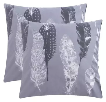Комплект наволочек этель «Перья» (Вид 2) 70х70 см - 2шт, поплин 125 г/м2