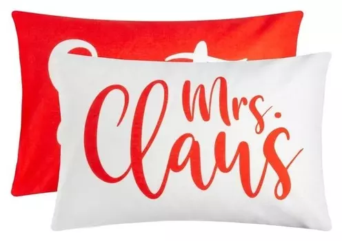 Комплект наволочек этель Santa 50х70 см - 2 шт, 100% хлопок, бязь