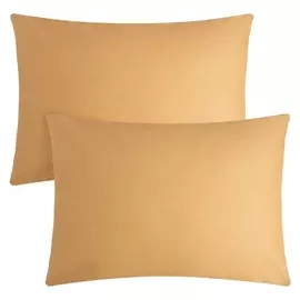 Комплект наволочек "Этель" бежевый, 50х70 см - 2 шт, 100% хлопок, бязь