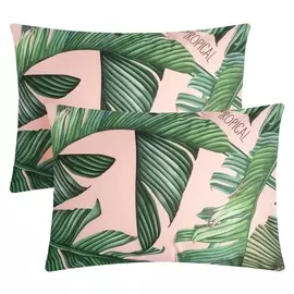 Комплект наволочек "Этель" Tropical 50х70 см - 2 шт, 100% хлопок, поплин