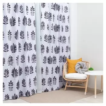 Комплект штор "Этель" Natural Print, 145*260 см-2 шт, 100% п/э, габардин