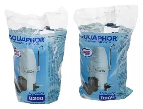 Комплект сменных картриджей для фильтра "Аквафор" модерн, в200