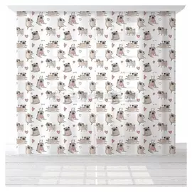 Комплект тюлей "Этель" Lovely Dogs, 145*260 см-2 шт, вуаль