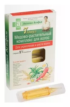 Комплекс растительный медовый для укрепления и роста волос