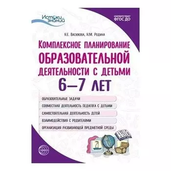 Комплексное планирование образовательной деятельности с детьми 6-7 лет. Еженедельное интегрированное