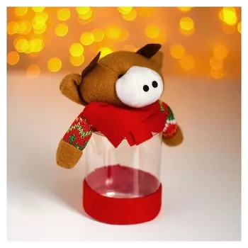 Конфетница «Бык», цвет красный, виды