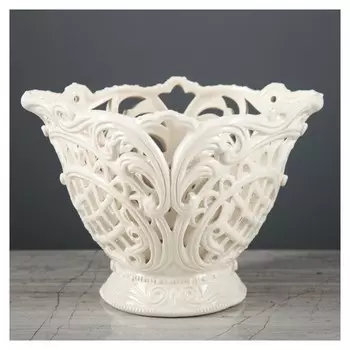 Конфетница "Камелия", белая