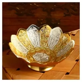 Конфетница латунь "Солнечные лучи" 10х10х4.5 см