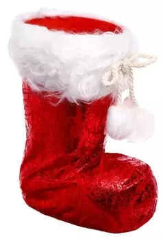 Конфетница «Сапожок», цвет красный