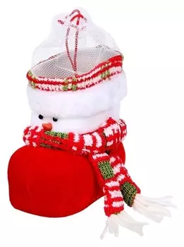 Конфетница «Сапожок», снеговик