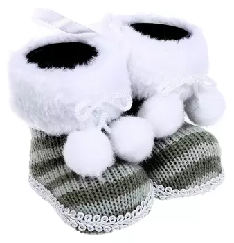 Конфетница «Сапожок», в полоску