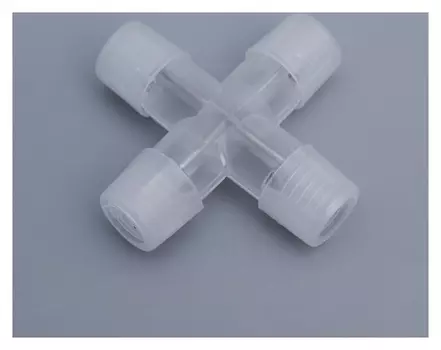 Коннектор для дюралайта 11 мм, 2W, Х - образный