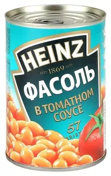 Консервация фасоль белая в томатном соусе 415г