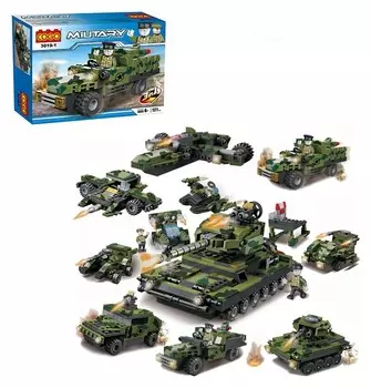 Конструктор армия, 8 видов