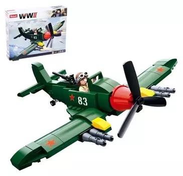 Конструктор армия «Боевой самолёт», 170 деталей
