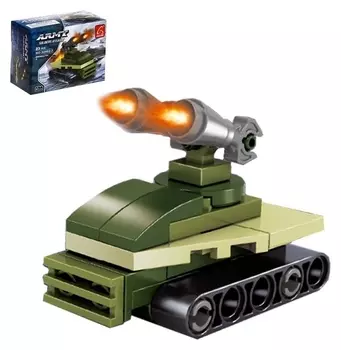 Конструктор армия «Гусеничная ракетница», 23 детали