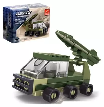 Конструктор армия «Ракетница», 21 деталь