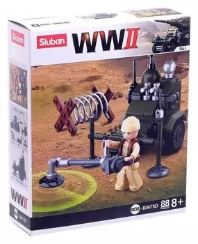 Конструктор армия «Сапёр», 88 деталей