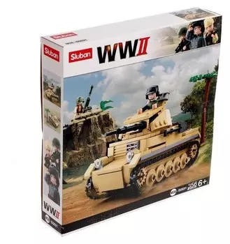 Конструктор армия «Танк», 356 деталей