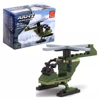 Конструктор армия «Вертолет», 29 деталей