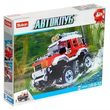 Конструктор автоклуб «Джип сафари», 145 деталей