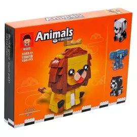 Конструктор блочный «Львенок», 150 деталей