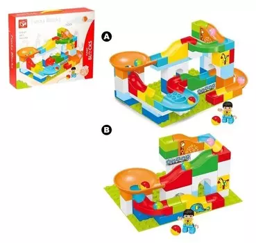 Конструктор «Блочный марблс», 53 детали