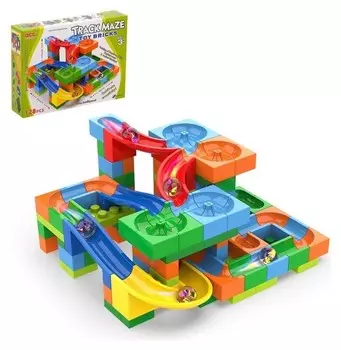 Конструктор блочный марблс «Турбошарики», 128 деталей