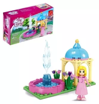 Конструктор девчонки «Чудесный фонтан», 45 деталей