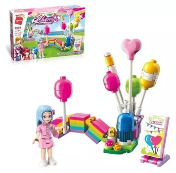 Конструктор девчонки «Город», 107 деталей