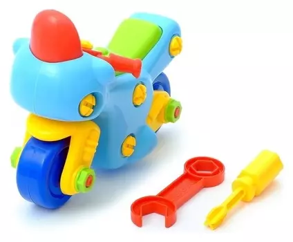 Конструктор для малышей Мотоцикл 27 деталей