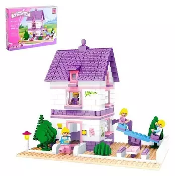 Конструктор Дом с площадкой 366 деталей