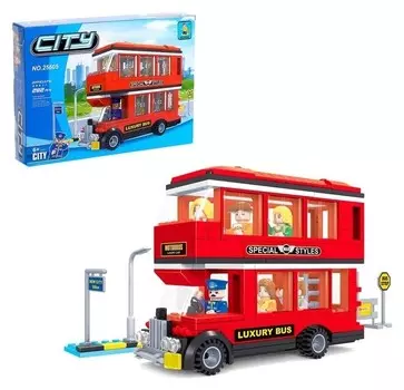 Конструктор Двухэтажный автобус 282 детали