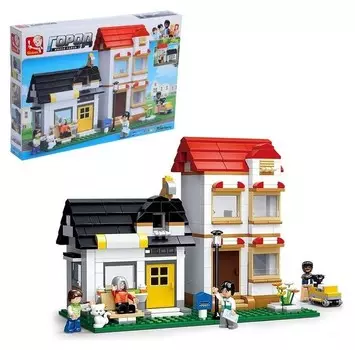 Конструктор «Двухэтажный дом», 431 деталь