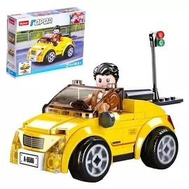 Конструктор город «Кабриолет», инерционная, 85 деталей