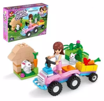 Конструктор город мечты «Квадроцикл», 86 деталей