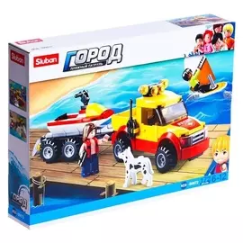 Конструктор город «Пляжные спасатели», 172 детали