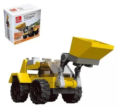 Конструктор город «Погрузчик», 19 деталей